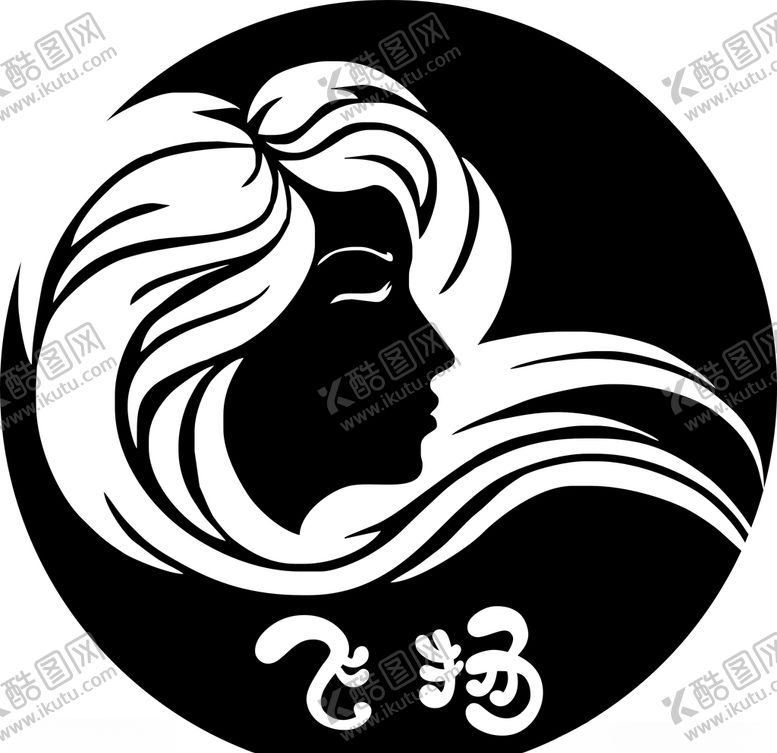 编号：72424210032200544486【酷图网】源文件下载-美发logo