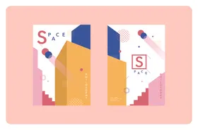 简约几何图案装饰画