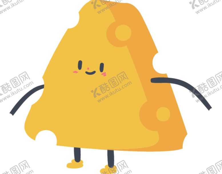 卡哇伊美食AI矢量图可爱物可爱AI设计素材