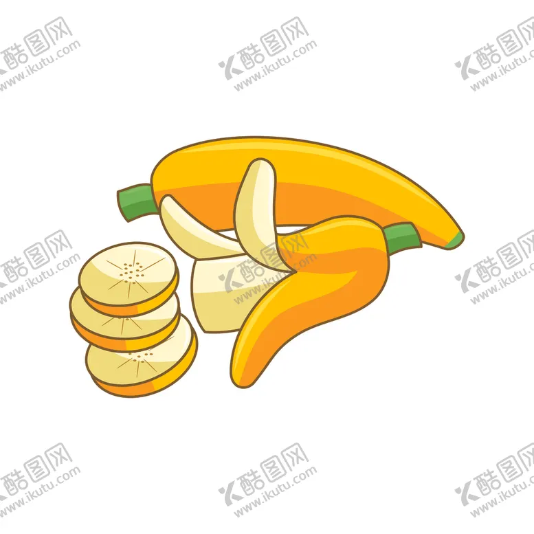 编号：10146103241114516847【酷图网】源文件下载-手绘香蕉
