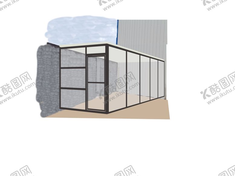 编号：53329209201158438757【酷图网】源文件下载-玻璃屋