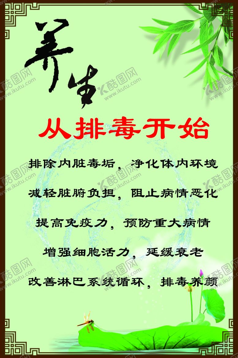 编号：99722310121152279627【酷图网】源文件下载-养生排毒展板