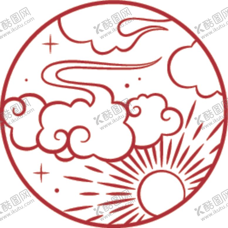 编号：36105405050114208943【酷图网】源文件下载-祥云矢量图