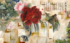 牡丹花开富贵图