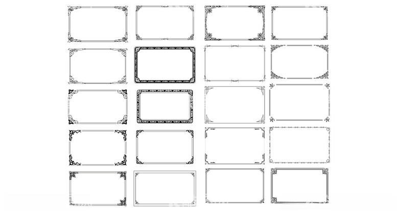 编号：24990712070308101186【酷图网】源文件下载-中式边框