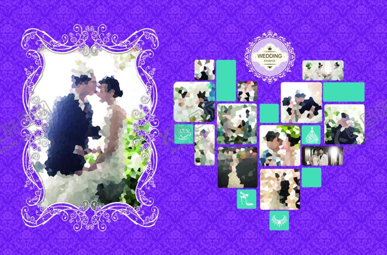 编号：71485310310026476403【酷图网】源文件下载-紫色迎宾区