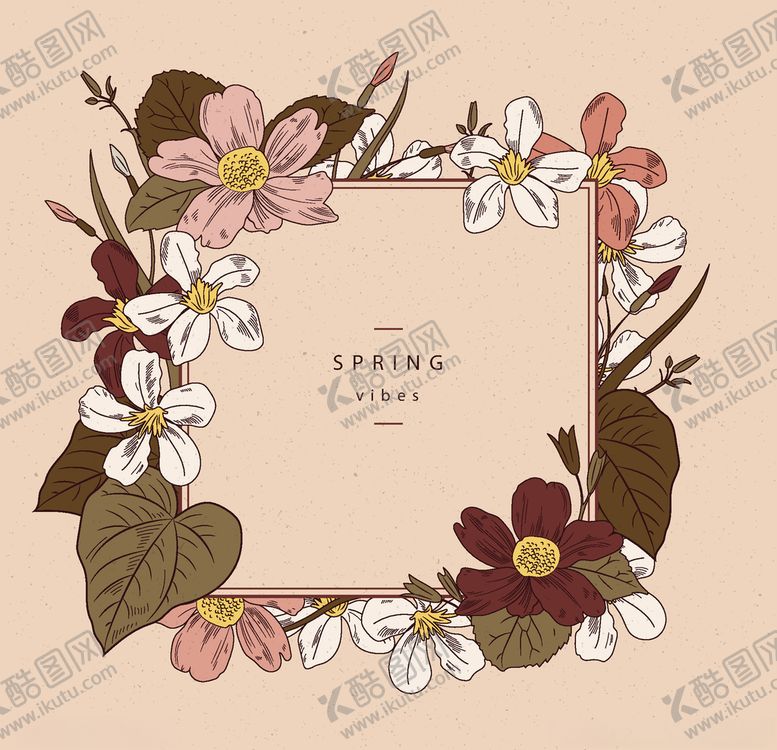 编号：49524406282301544798【酷图网】源文件下载-创意花花纹花边边框素材