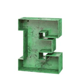 3D立体字母E