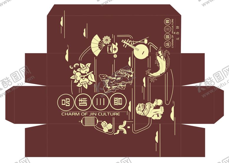 编号：92475809141628055816【酷图网】源文件下载-太谷饼包装设计