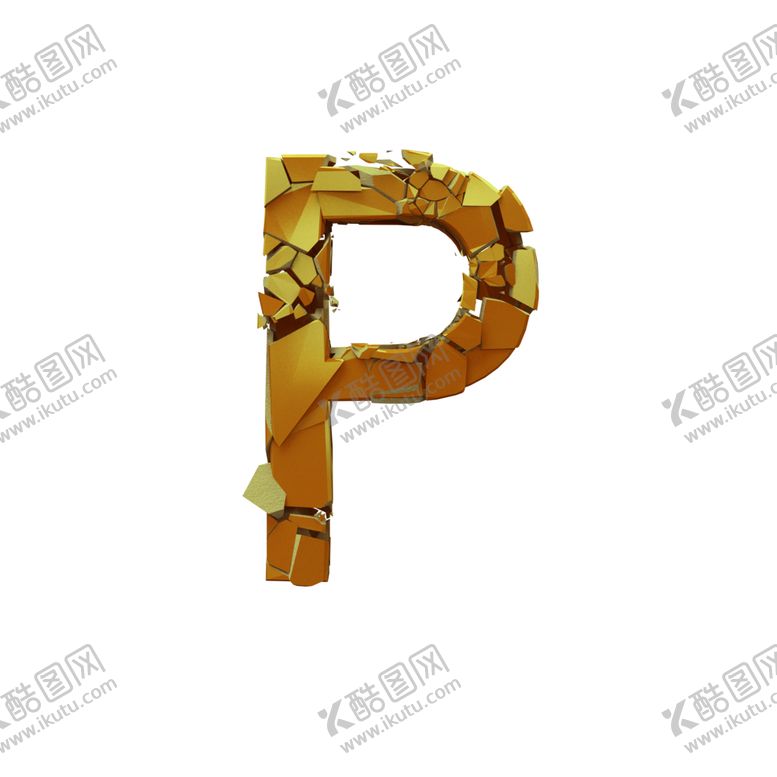 编号：93642209151017503481【酷图网】源文件下载-3D破碎立体字母