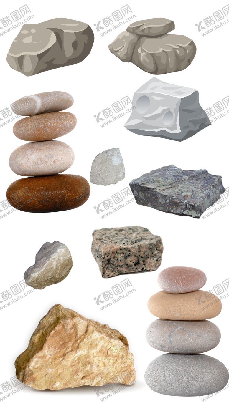 编号：90435709181159150741【酷图网】源文件下载-高清免扣石头素材