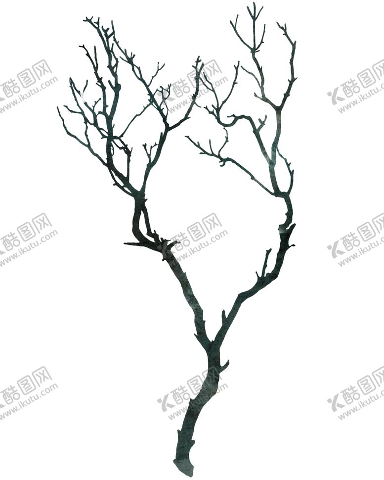 编号：34041709142104413924【酷图网】源文件下载-干枯植物树干