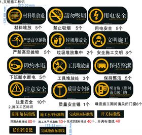 文明标识牌