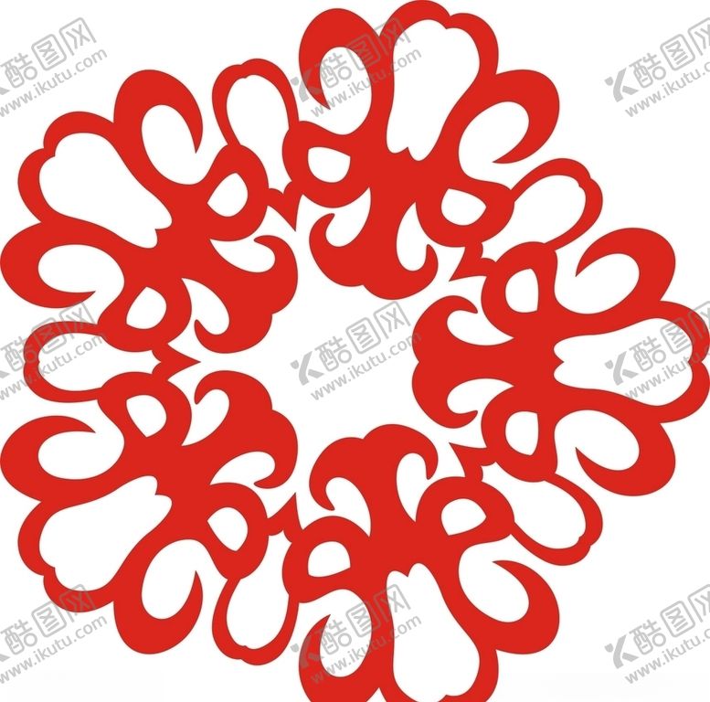 编号：29859109270802292523【酷图网】源文件下载-六角剪花窗花纸图案背景元素