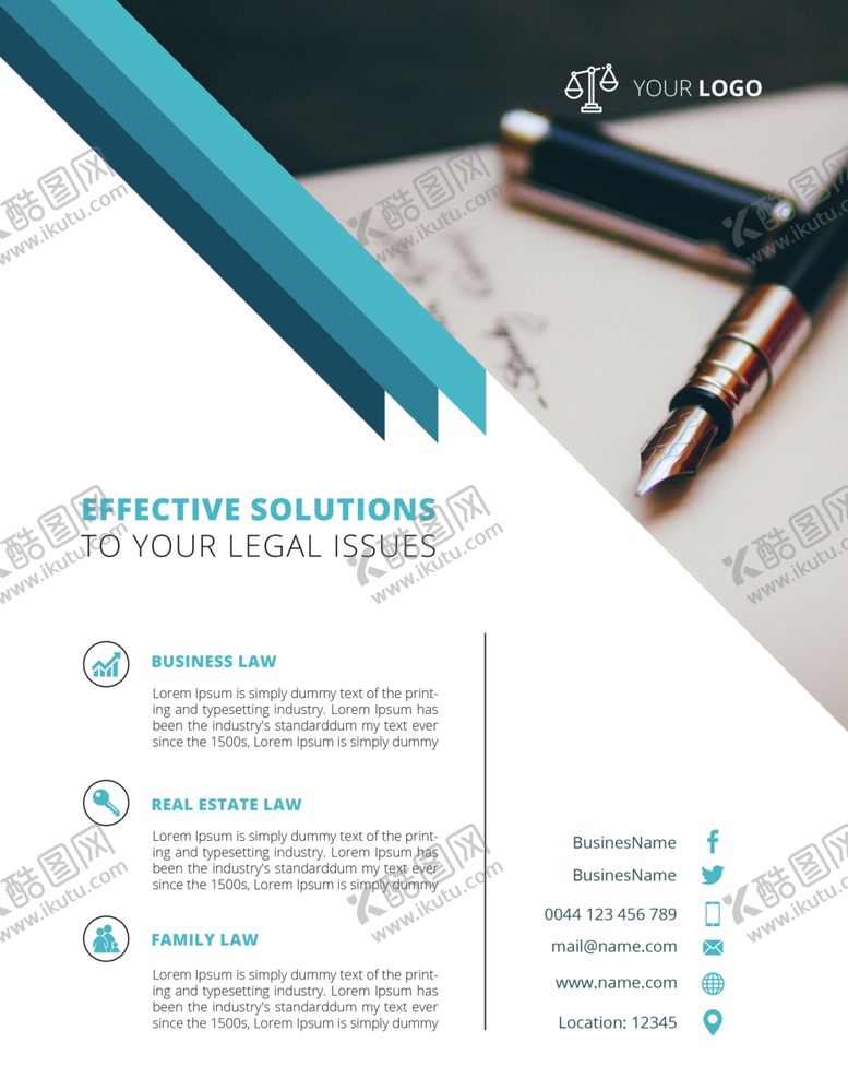 编号：15741009300553359400【酷图网】源文件下载-国外宣传单