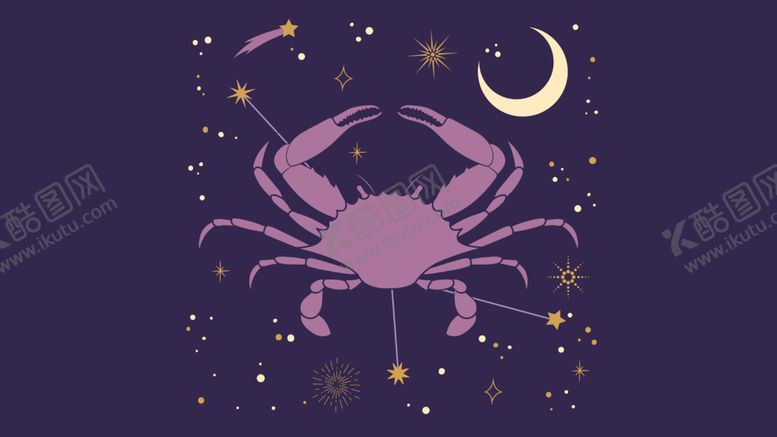 编号：50359709110100035677【酷图网】源文件下载-12星座巨蟹座