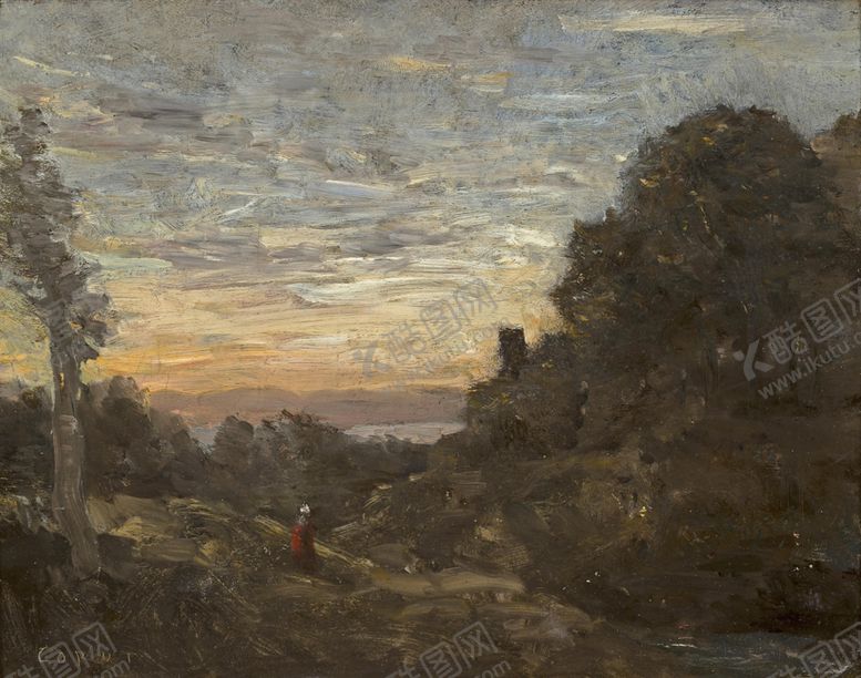 编号：93395610172155155638【酷图网】源文件下载-复古风景油画