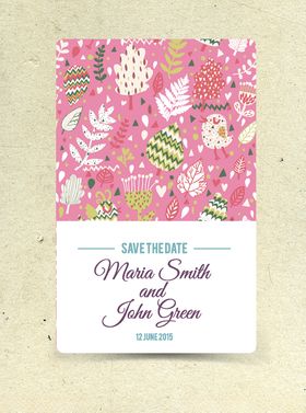 花草无缝背景海报