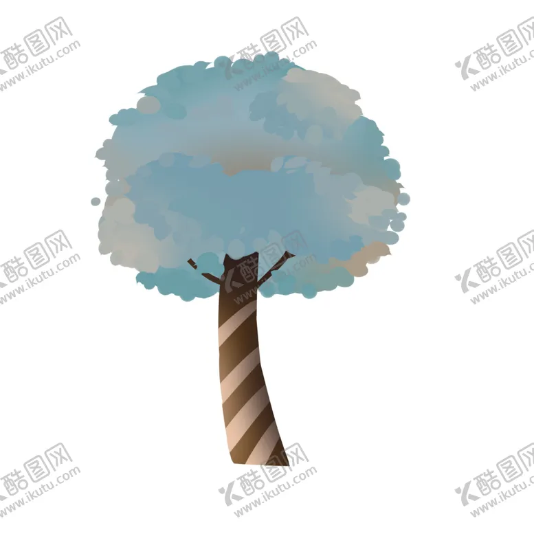 编号：99465302080929224999【酷图网】源文件下载-植树节蓝色小清新树木
