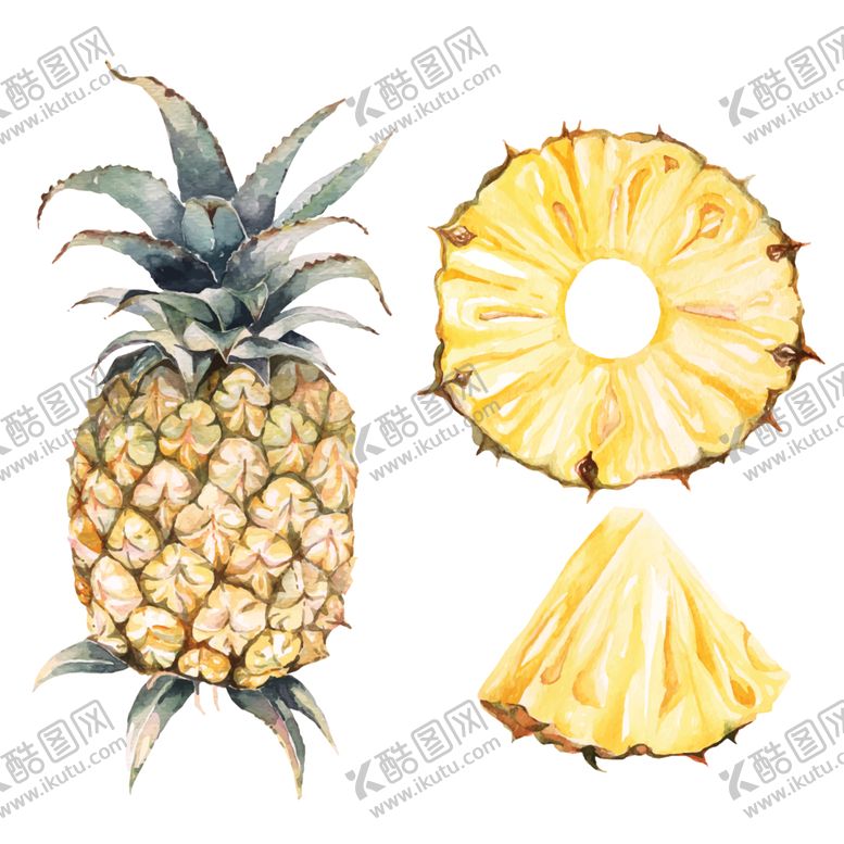 编号：37361601141204479615【酷图网】源文件下载-卡通菠萝