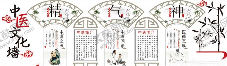 编号：23807110260651019038【酷图网】源文件下载-中医文化墙国学展板镂空展板
