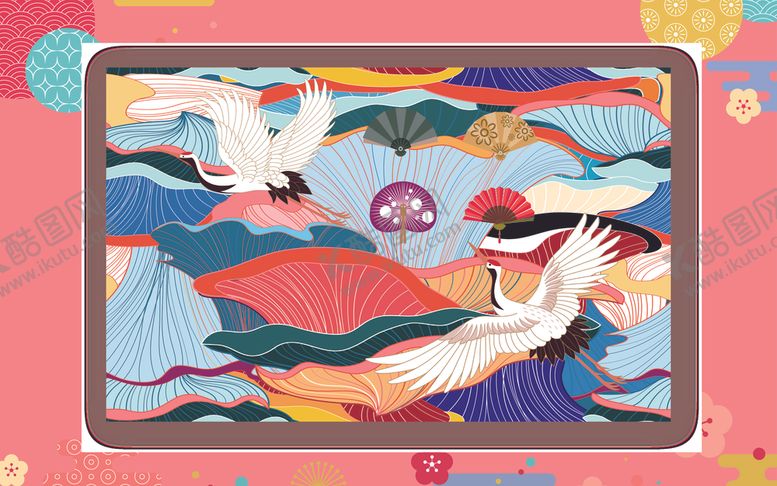 编号：87097510211152589035【酷图网】源文件下载-日式纹理背景