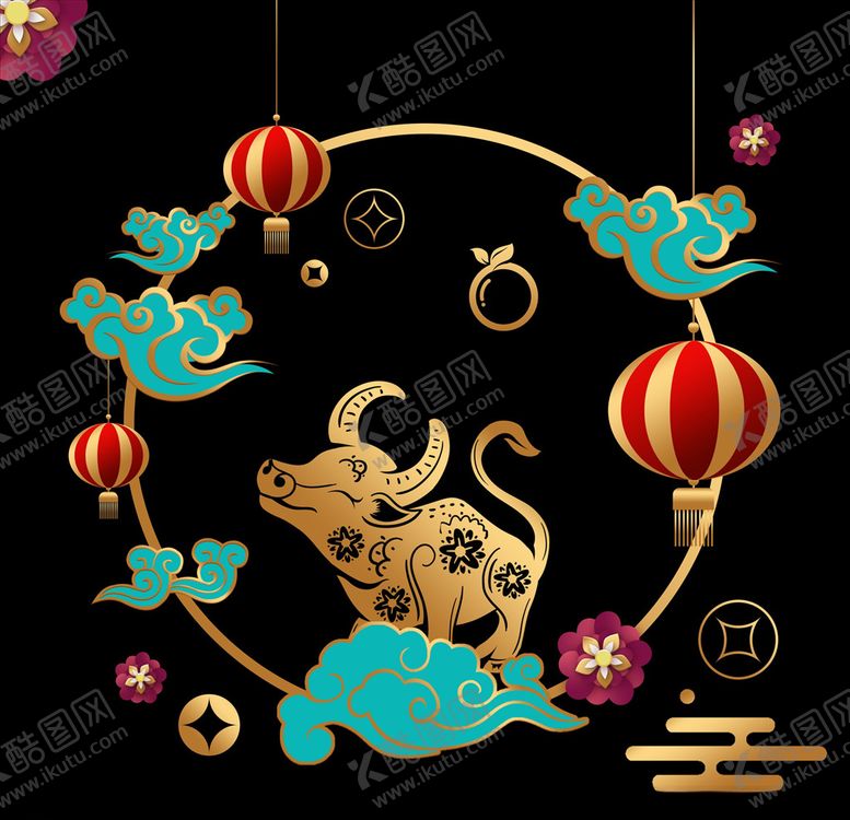 编号：33936904182218401924【酷图网】源文件下载-新年元素
