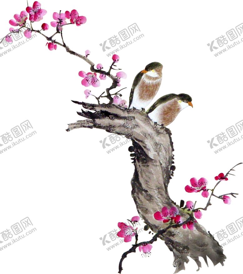 编号：37409209221450089044【酷图网】源文件下载-中国风水墨梅