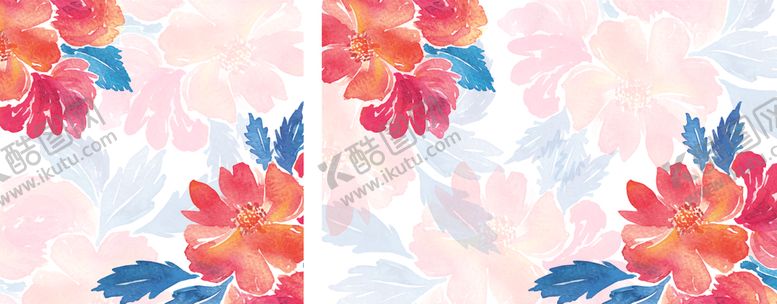 编号：73322104290216445074【酷图网】源文件下载-水彩花卉插画