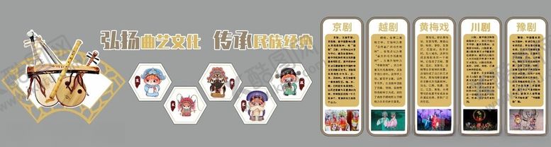 编号：53810407011956547952【酷图网】源文件下载-中国戏曲文化文化墙