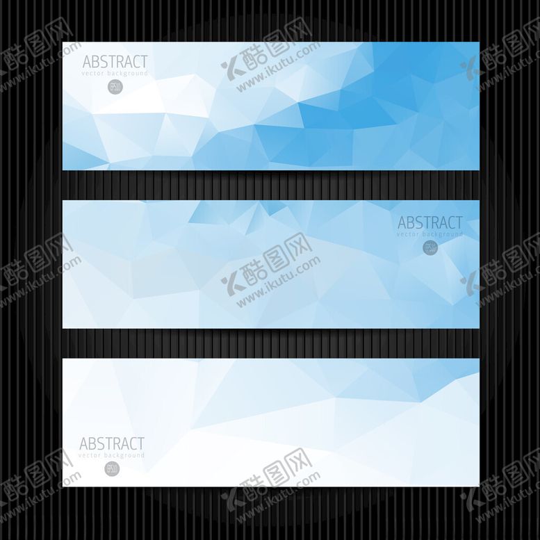 编号：76653011020934511906【酷图网】源文件下载-蓝白几何风格横幅设计