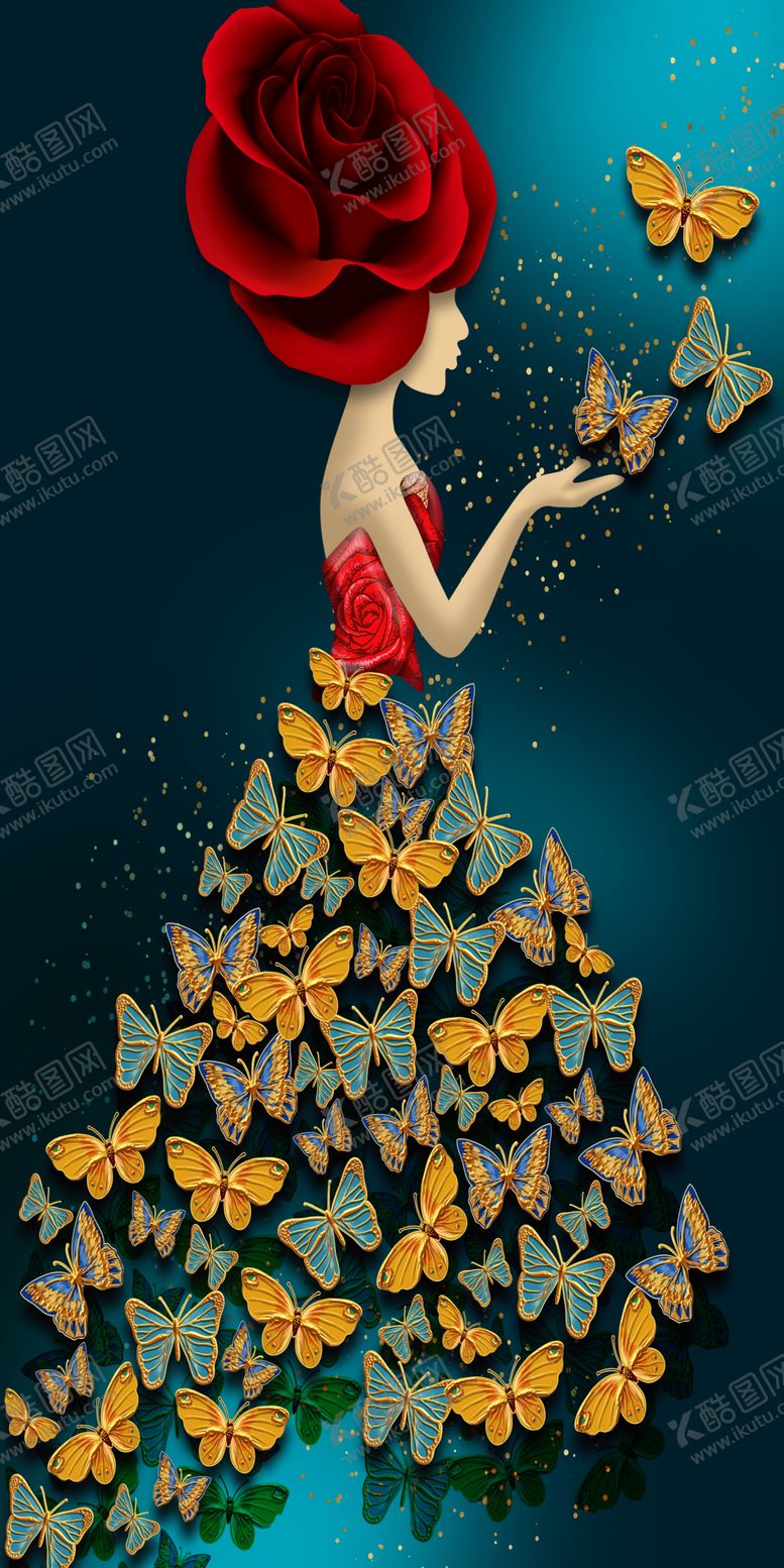编号：34112304272216128583【酷图网】源文件下载-美女装饰画
