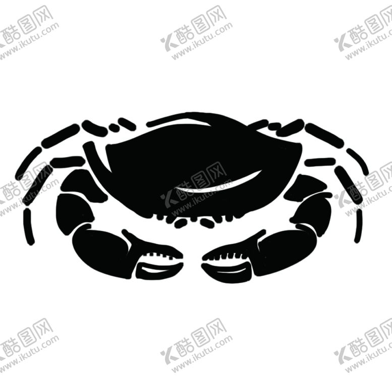 编号：99141902212228382098【酷图网】源文件下载-卡通螃蟹插画