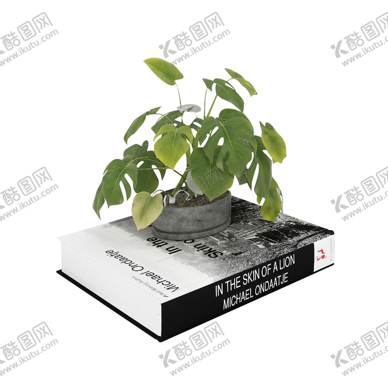 编号：14504909282254354256【酷图网】源文件下载-书本绿植办公家具简约海报素材