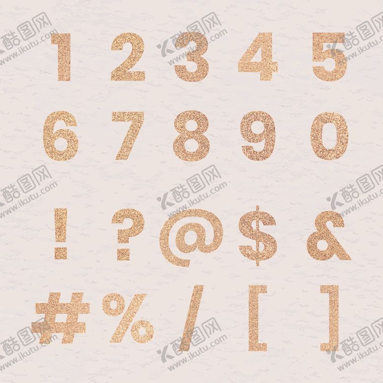 编号：74060310211935544431【酷图网】源文件下载-金色数字