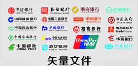 各个银行logo
