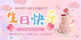 生日素材海报birthday大寿背景