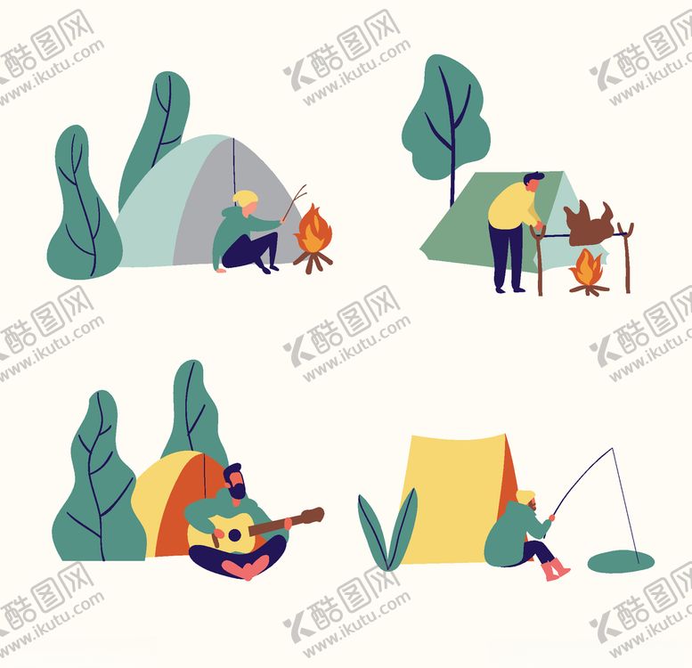 编号：50482007011831127086【酷图网】源文件下载-露营