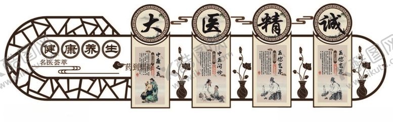 编号：53166702050615077167【酷图网】源文件下载-中医文化墙