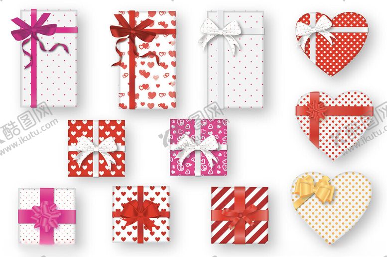 编号：34985810301458292571【酷图网】源文件下载-多样精美礼品包装展示