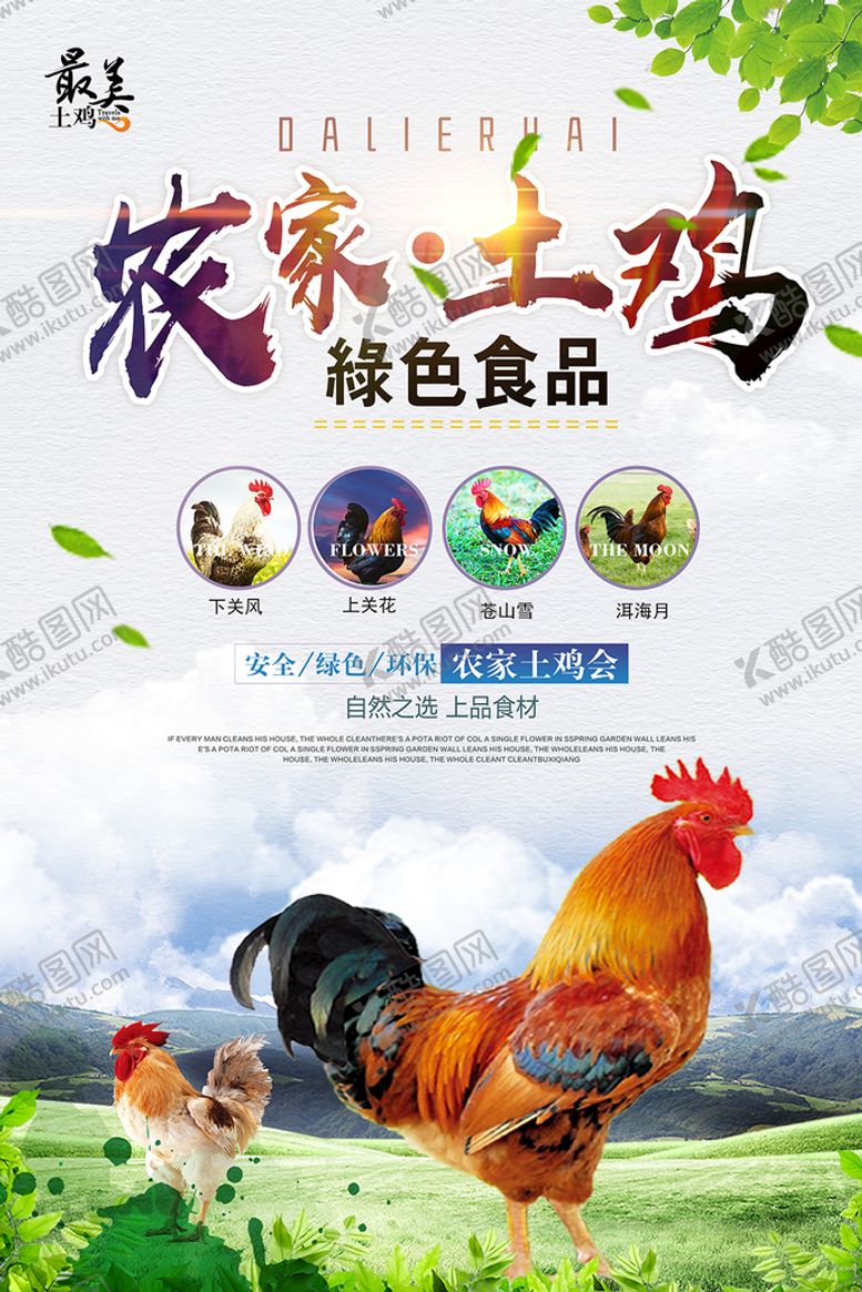 编号：67029809190421551508【酷图网】源文件下载-土鸡海报