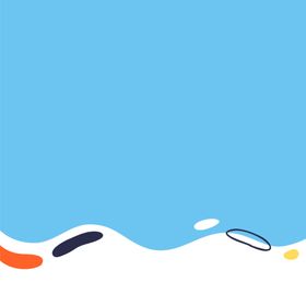 方形简约海报