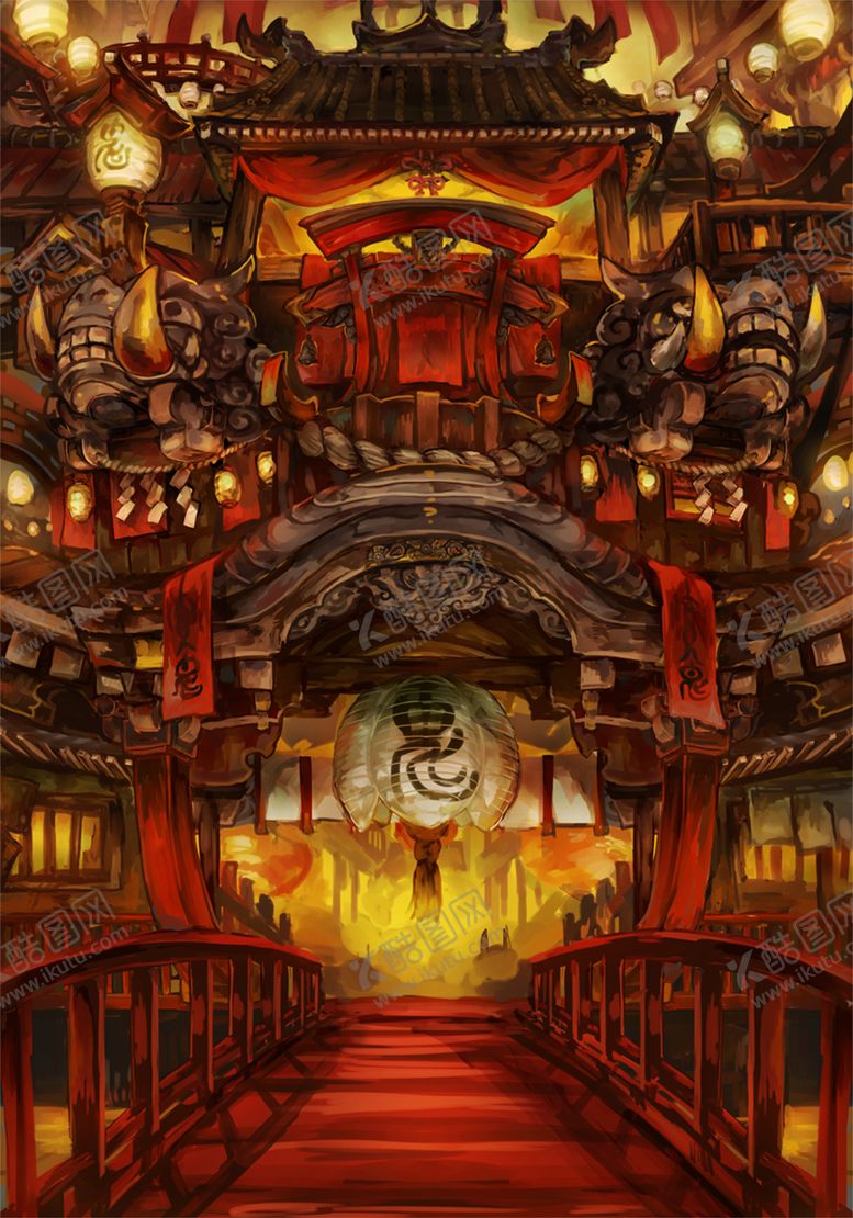 编号：88145809261843347971【酷图网】源文件下载-彩色动漫场景插画背景