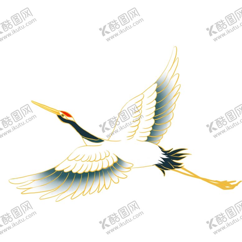 编号：36185307031231182646【酷图网】源文件下载-中国风动物仙鹤