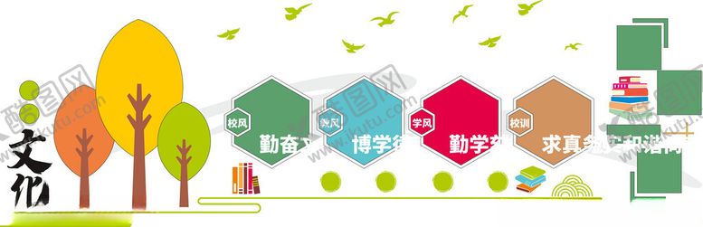 编号：13144302242102263155【酷图网】源文件下载-校风校训