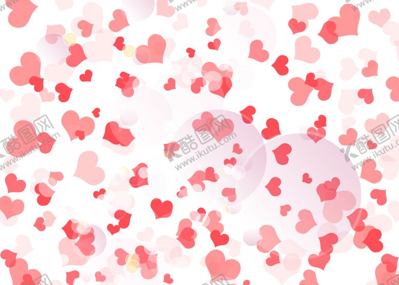 编号：46055809192254169201【酷图网】源文件下载-情人节红色心形免扣素材图案背景