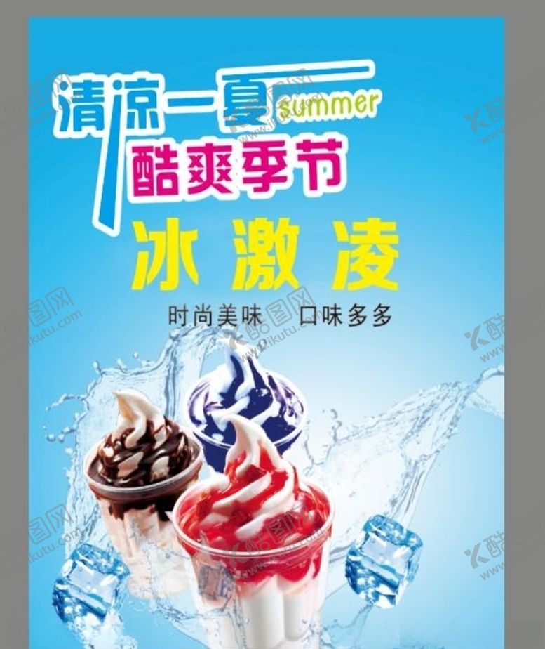 编号：72518010041001338385【酷图网】源文件下载-冰淇淋海报