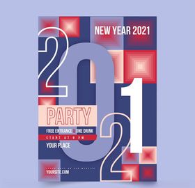 派对海报夜店狂欢酒吧开业DM单夜店梦幻
