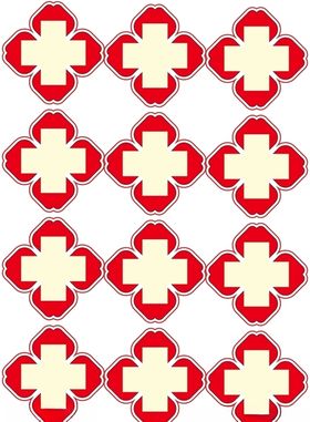 医院logo十字架商标