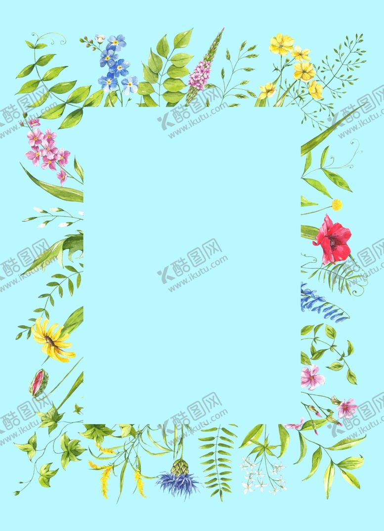 编号：73062606300901569507【酷图网】源文件下载-植物边框